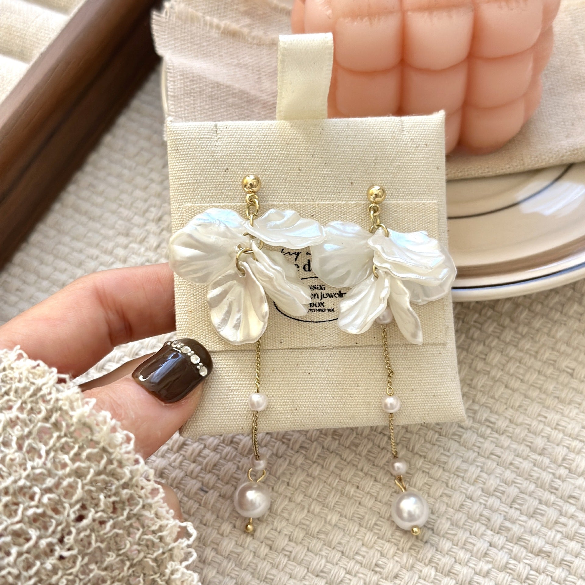 Lustre Petal Earrings