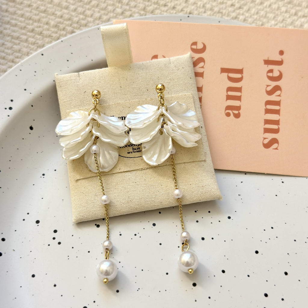 Lustre Petal Earrings
