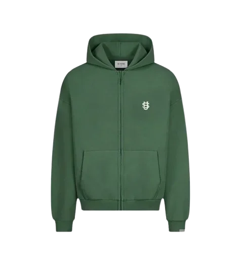 Unisex Loose Fit Zip-Up Hoodie & Pants Set - Streetwear Tracksuit for Men & Women