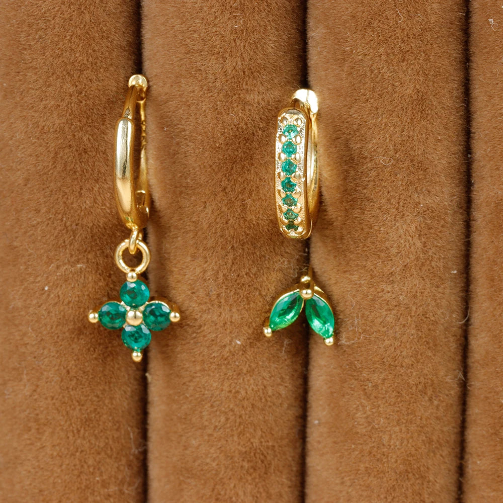 Luxe Green Hoop Collection