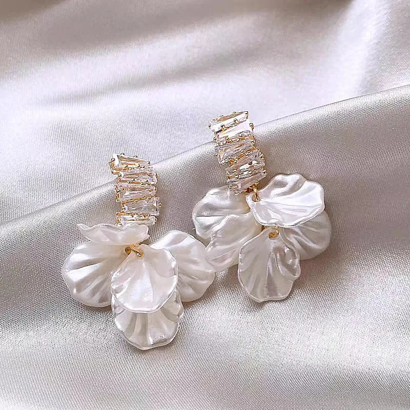 Lustre Petal Earrings
