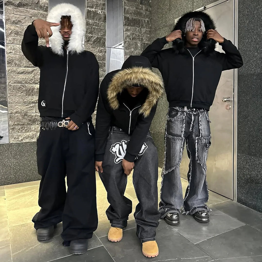 Men's High Street Hoodie - ZSIIBO Style Pullover Sweatshirt for Autumn & Winter