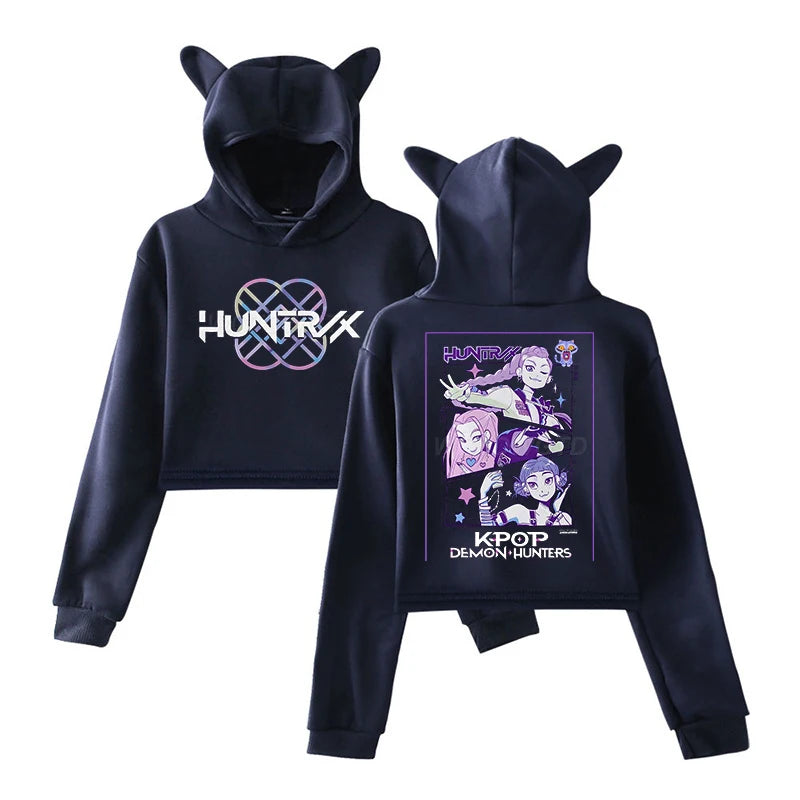 Hot  Cat Ears Long Sleeve  Girls Fashion Hoodie