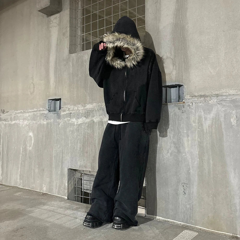 Men's High Street Hoodie - ZSIIBO Style Pullover Sweatshirt for Autumn & Winter