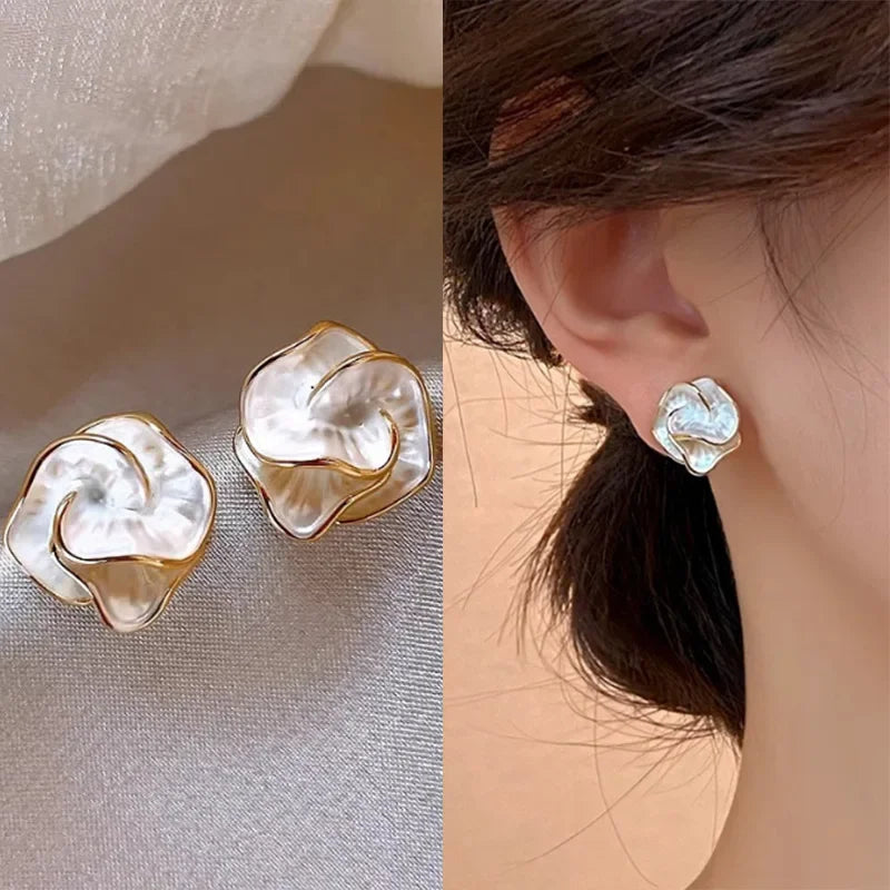 Camellia Flower  Earring for Women