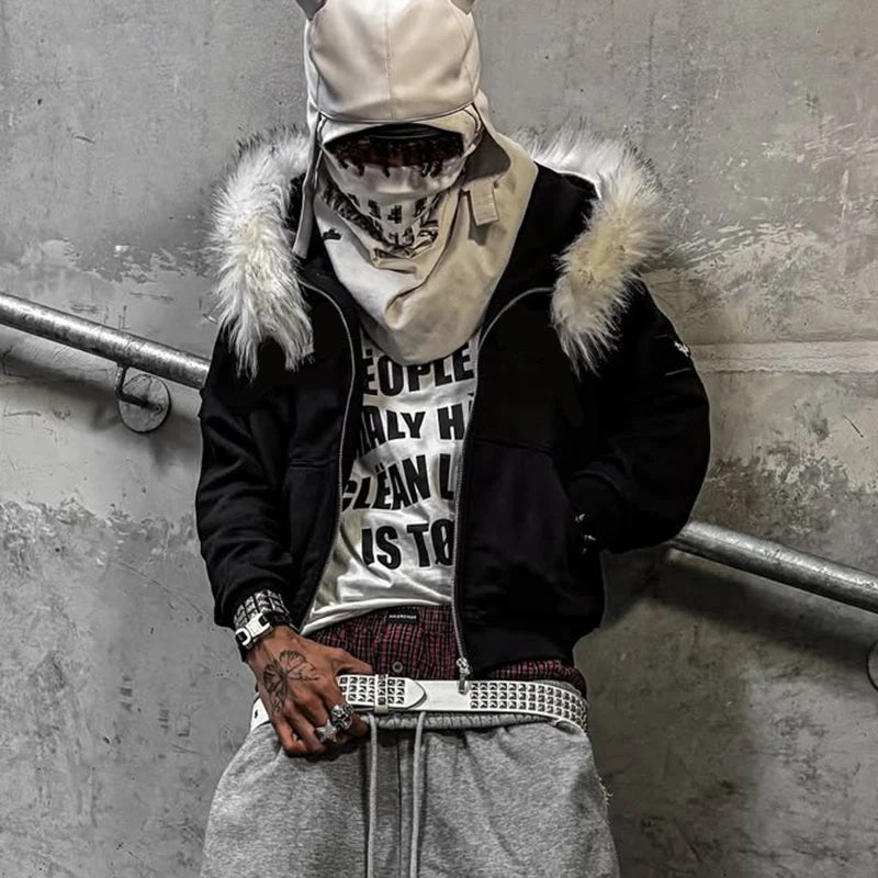 Men's High Street Hoodie - ZSIIBO Style Pullover Sweatshirt for Autumn & Winter