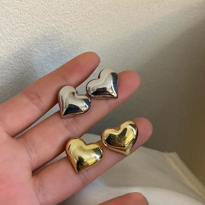 Golden Heart Studs