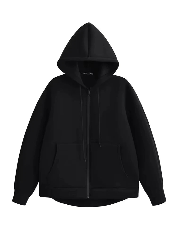 Winter  Women's Zipper Hoodie