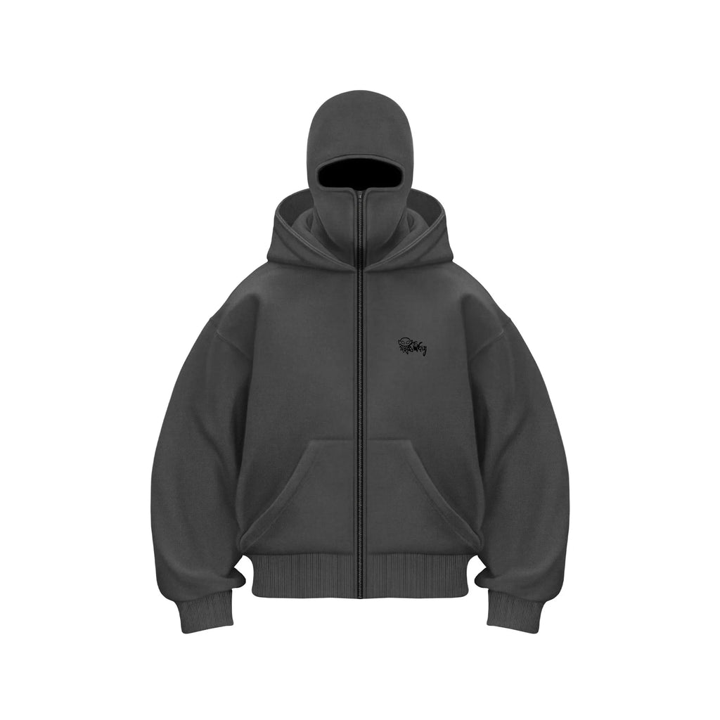 Men's Balaclava Zip Hoodie Winter