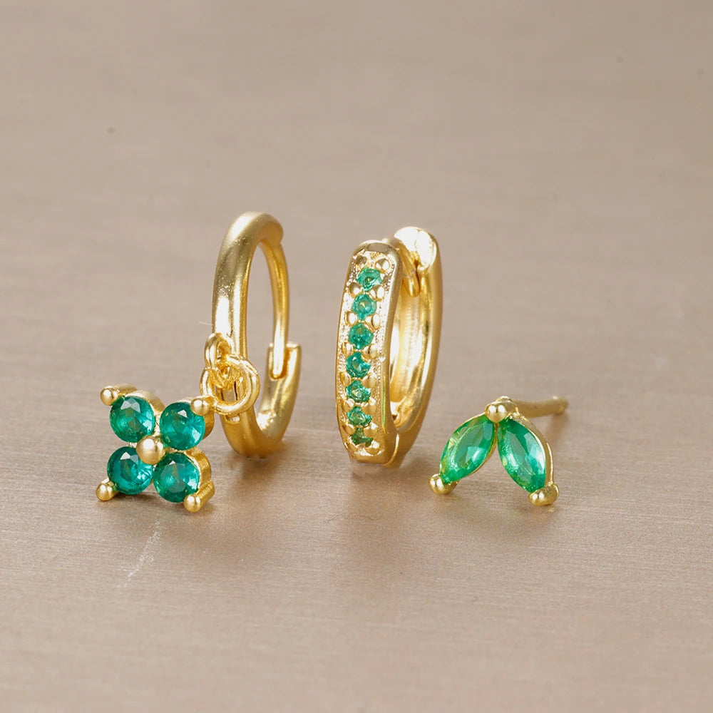 Luxe Green Hoop Collection