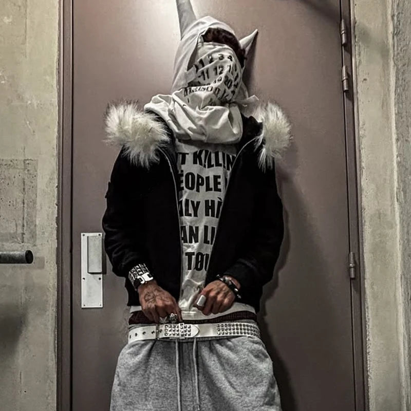 Men's High Street Hoodie - ZSIIBO Style Pullover Sweatshirt for Autumn & Winter