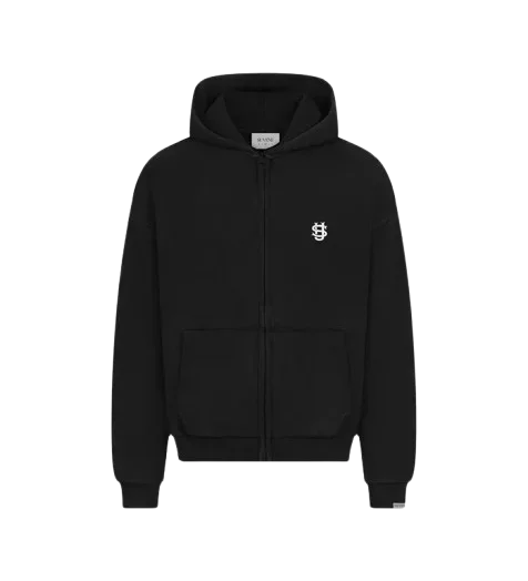 Unisex Loose Fit Zip-Up Hoodie & Pants Set - Streetwear Tracksuit for Men & Women