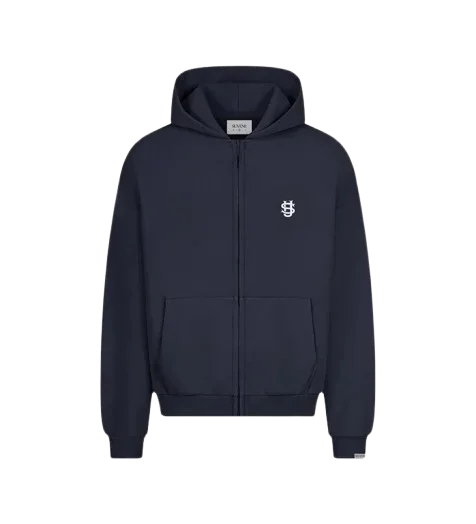 Unisex Loose Fit Zip-Up Hoodie & Pants Set - Streetwear Tracksuit for Men & Women