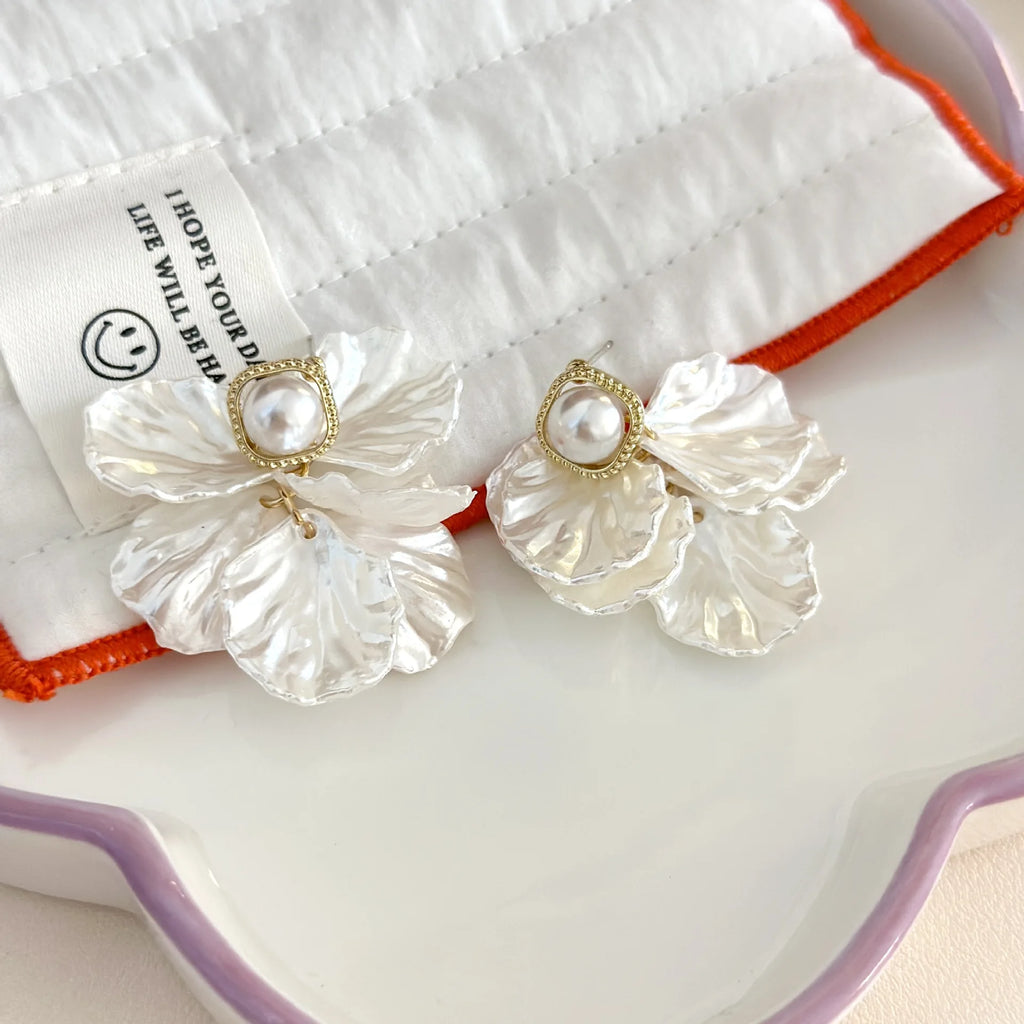 Lustre Petal Earrings