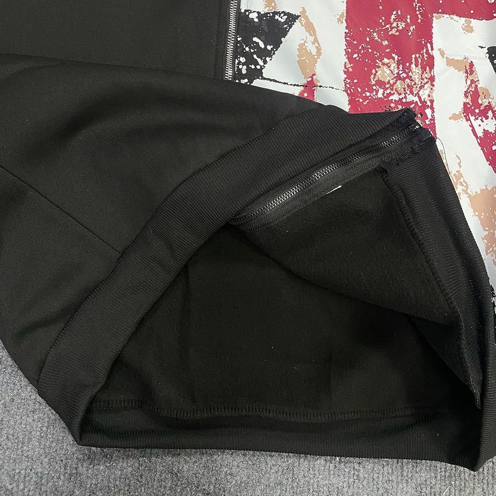 Men's Urban Zip-Up Hoodie - Loose Fit Streetwear Jacket for Autumn & Winter