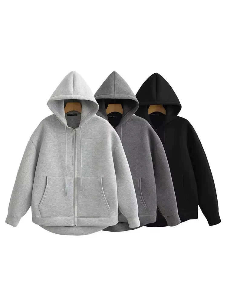 Winter  Women's Zipper Hoodie