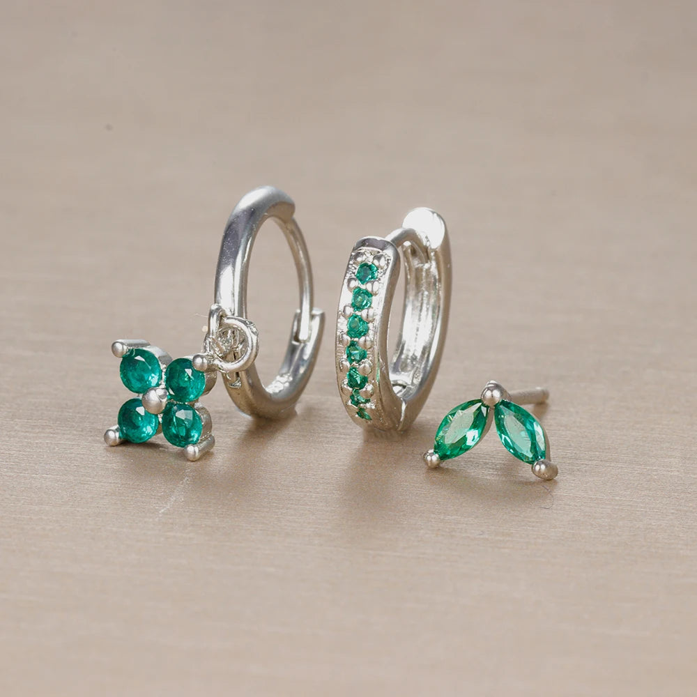 Luxe Green Hoop Collection