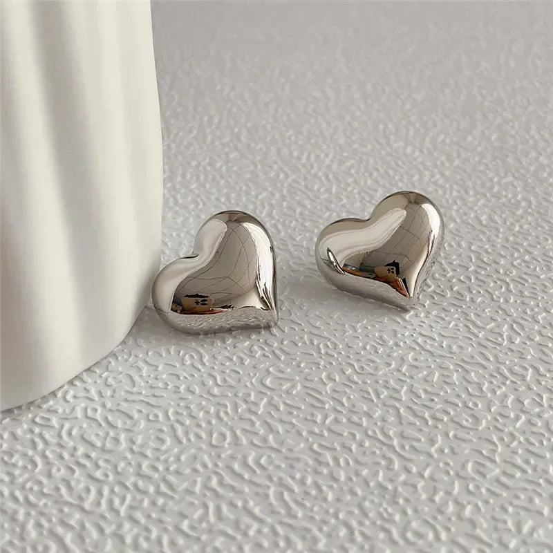 Golden Heart Studs