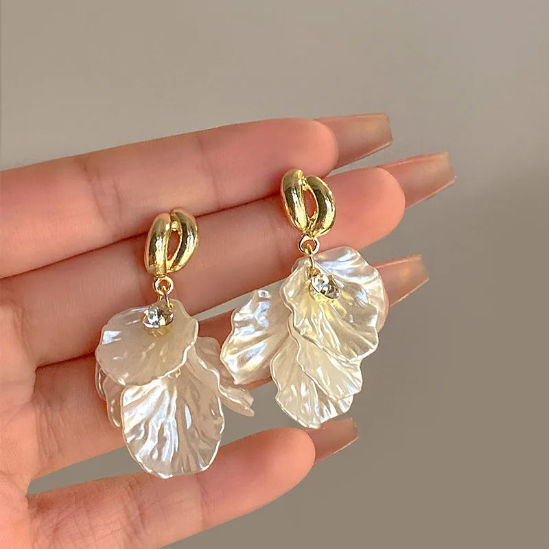 Lustre Petal Earrings