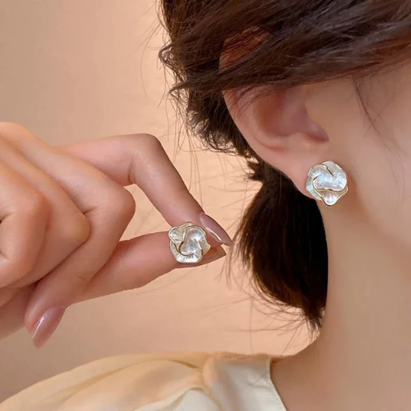 Camellia Flower  Earring for Women