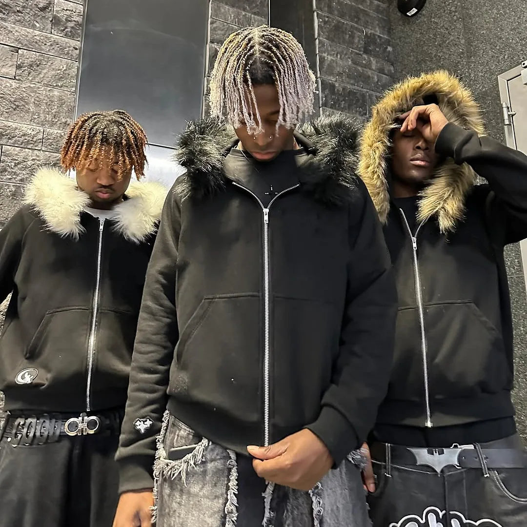 Men's High Street Hoodie - ZSIIBO Style Pullover Sweatshirt for Autumn & Winter