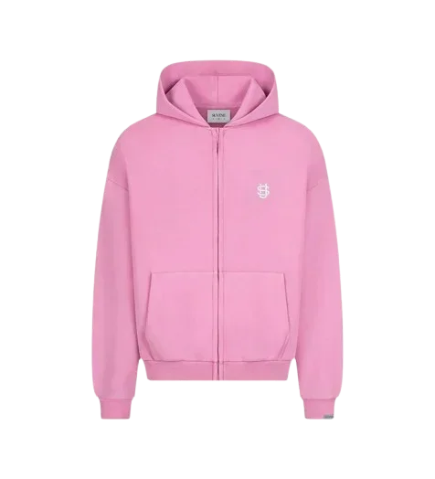 Unisex Loose Fit Zip-Up Hoodie & Pants Set - Streetwear Tracksuit for Men & Women